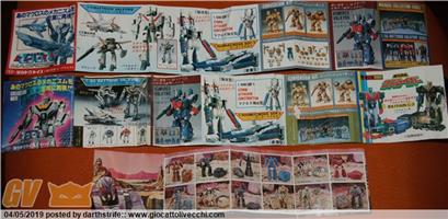 MACROSS ROBOTECH TAKATOKU ROCK LORDS CATALOGHI