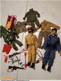 LOTTO CON COPPIA DI G. I. JOE ANNI 60/ 70 