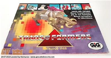 TRANSFORMERS CATALOGO 1988 TRASFORMERS GIG