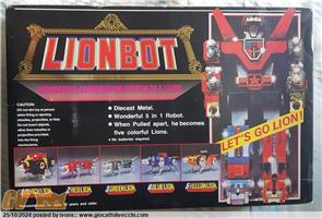 GOLION VOLTRON LIONBOT MADE IN TAIWAN IN BOX COMPLETO