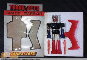 MAZINGA MAZINGER SPACE WARRIOR TRANS-JETS, 15 CM., TAIWAN 1978, MIB