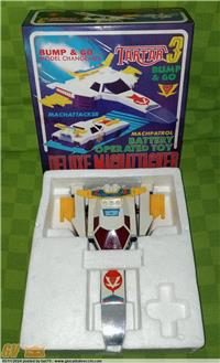 MACH PATROL DX DAITARN 3 TRASFORMABILE BATTERY OPERATED TAIWAN 1979 MIB PERFETTA