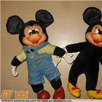 TOPOLINO & MINNIE WALT DISNEY BAMBOLE VINTAGE MICKEY & MINNIE WALT DISNEY VINTAGE DOLLS