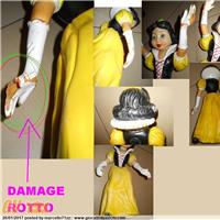 SNOW WHITE BIANCANEVE WALT DISNEY PRODUCTION LEDRAPLASTIC RUBBER TOYS GIOCATTOLO TOY PUPAZZO IN GOMMA POUET RUBBER TOY VINYL TOY VINTAGE SQUEAK TOY RO