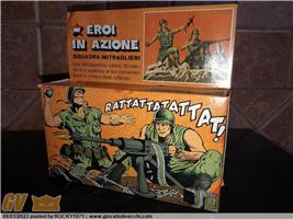 MATTEL EROI IN AZIONE HEROES ACTION SQUADRA MITRAGLIERI 7401 MIB, 1974 RARE