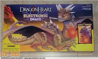 1996 KENNER DRAGONHEART SET JUMBO ELECTRONIC DRACO THE DRAGON MISB, SIGILLATO ! ENORME E BELLISSIMO !